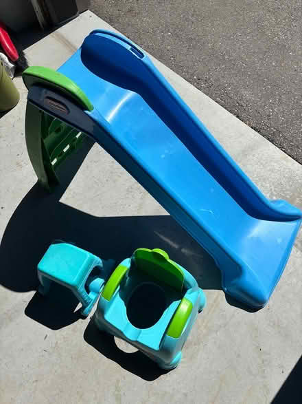 Photo of free Kids slide, stool and potty chair (Kipling and Burnhamthorpe) #1