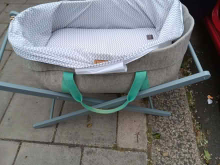 Photo of free Moses basket crib and stand, also pram for baby (Dudley Wood DY2) #1