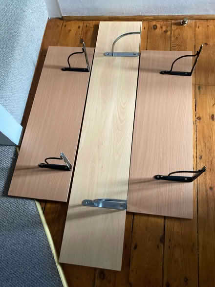 Photo of free Three shelves with brackets (Osney OX2) #1