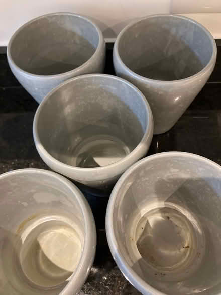 Photo of free 5 Grey Orchid Pots (Beaconsfield HP9) #2