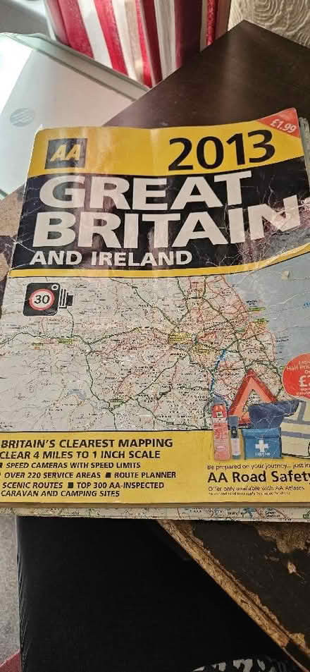 Photo of UK road atlas (Chaddesden Wood DE21) #1