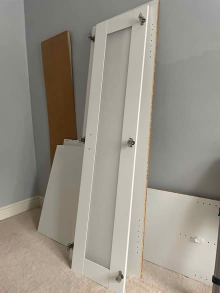 Photo of free Ikea tall wardrobe in white (Se25) #4