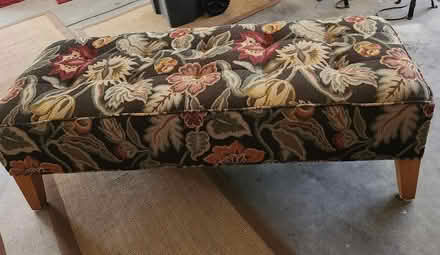 Photo of free upholstered fabric bench (southeast Fort Collins) #2