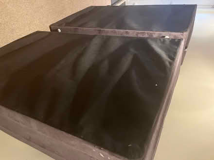 Photo of free King bed with headboard (Stone Cross B71) #1