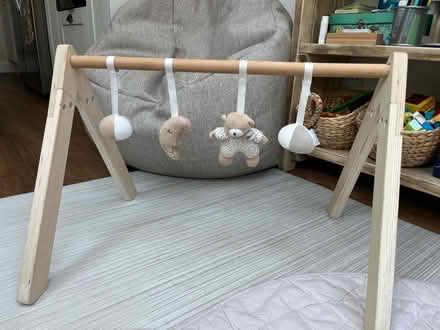 Photo of free Natural wooden baby mobile (Barnes SW13) #1