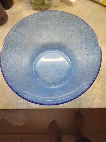 Photo of free Blue Perspex Fruit bowl (Wickford) #3