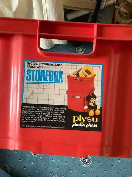 Photo of free Large storage boxes x 4 (Rainhill village) #2