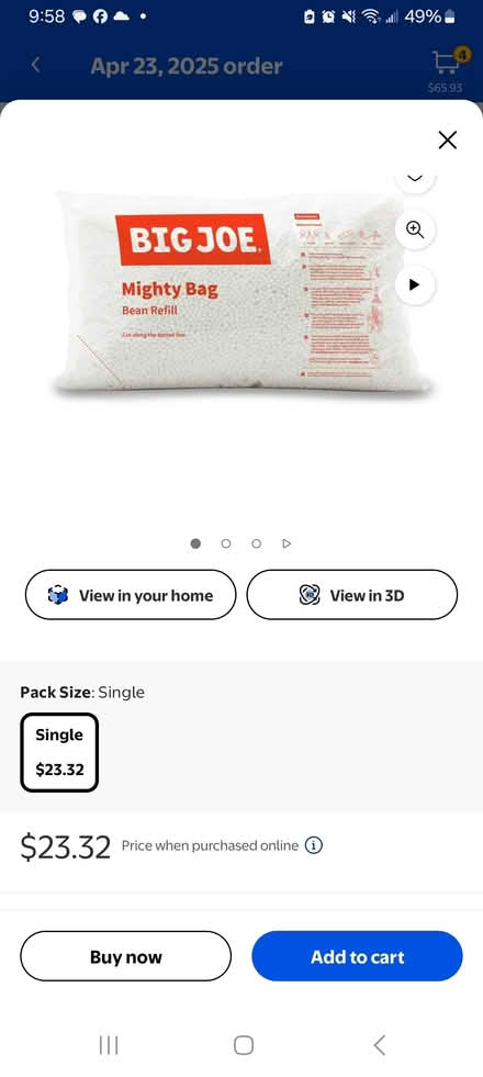 Photo of free Bean bag refill stuffing (Coconut Creek - Lyons & Sample) #1