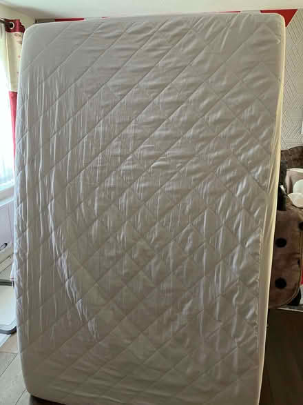 Photo of free small double mattress with protector (Cippenham SL1) #1