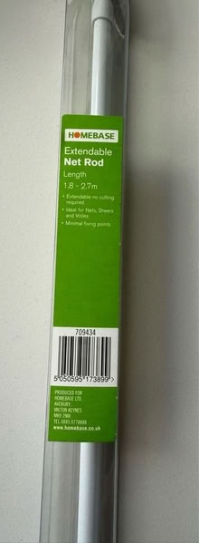 Photo of free Extendable Rod for nets sheers and voiles (Ringmer BN8) #1
