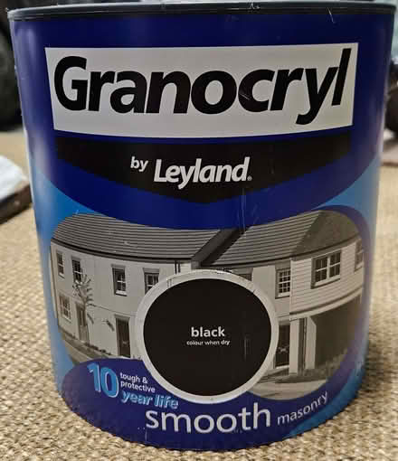 Photo of free Masonry paint (Black) (Bilton HG1) #1