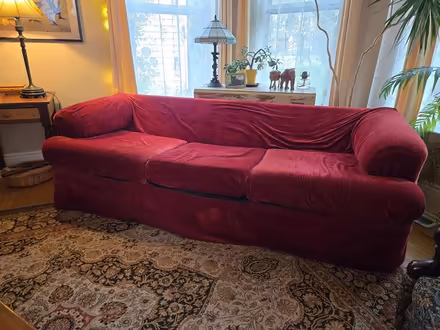 Photo of free Couch with fold out-bed (Near Highland Park) #1
