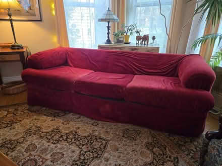 Photo of free Couch with fold out-bed (Near Highland Park) #1