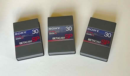 Photo of free 3x Sony Betacam SP Recording Tapes - Brand New - Unused (Fenham NE4) #1