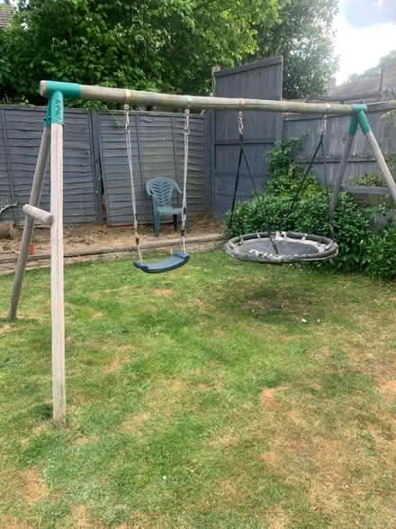 Photo of free Wooden garden swing (BR5) #1