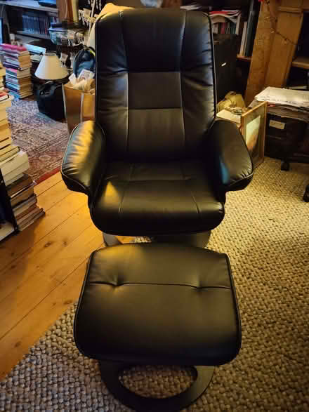 Photo of free Reclining chair and footstool (North Sheen TW9) #1