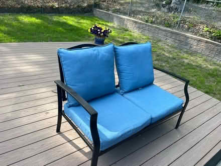 Photo of free Set of 4 patio chair cushions (Hazlet) #2