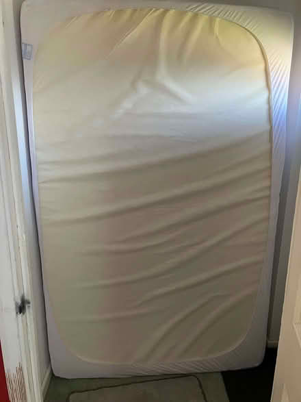Photo of free small double mattress with protector (Cippenham SL1) #2