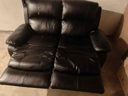 Photo of free Two Seat Recliner Sofa Couch (Abbey Wood SE2) #1