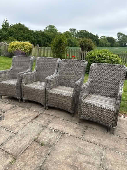 Photo of free Garden chairs (Rushden SG9) #1