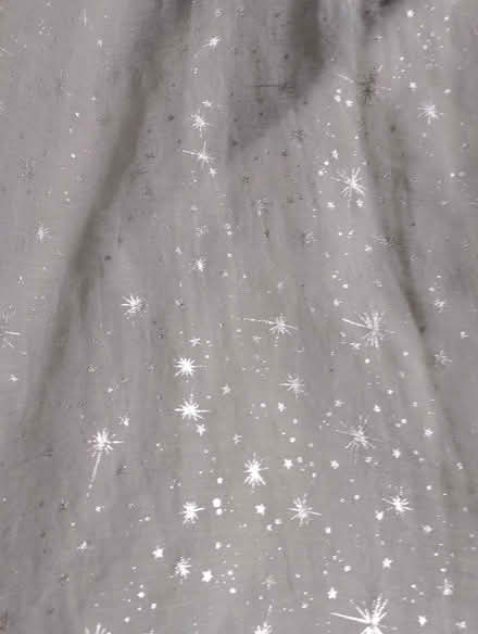 Photo of free Grey and silver star scarf (Fords Farm RG31) #1