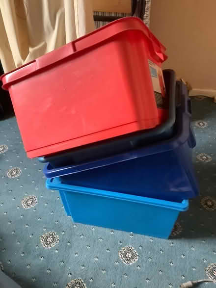Photo of free Large storage boxes x 4 (Rainhill village) #1