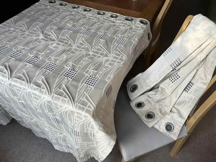 Photo of free Pair of eyelet curtains (Lenton NG7) #1
