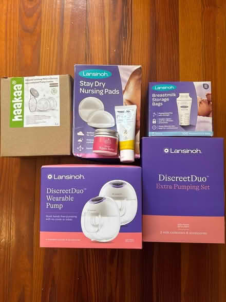 Photo of free Portable Lansinoh Pump w/ supplies (Pelham Gardens) #1