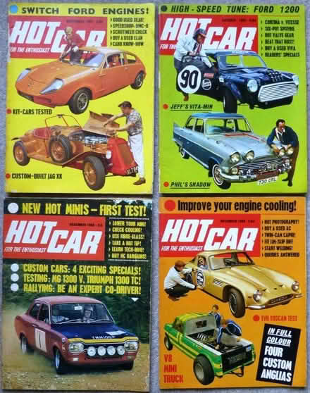 Photo of free Hot Car Magazines from 1960s/1970s (Littleover DE23) #1