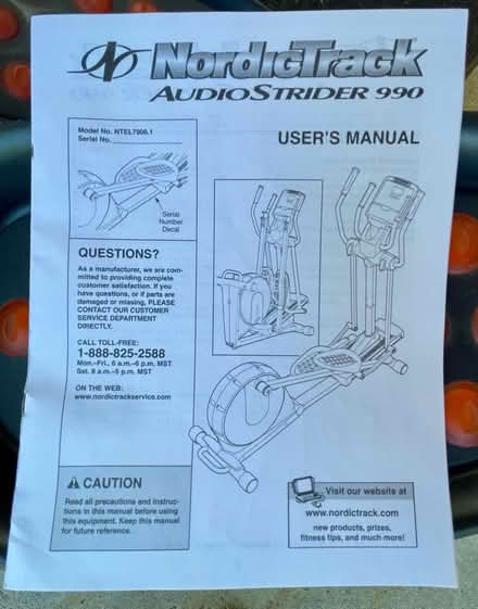 Photo of free NordicTrack Space Saver Elliptical (Stroudsburg) #1