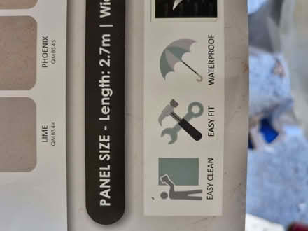 Photo of free Shower panel offcuts (Lakeside LA12) #1