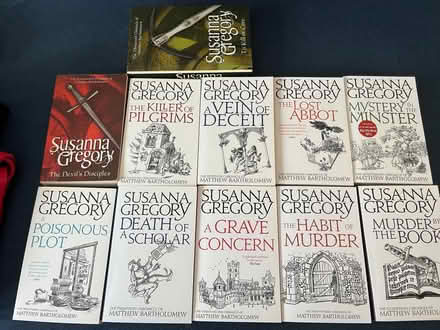 Photo of free Susannah Gregory books x 11 (New Eltham SE9) #1