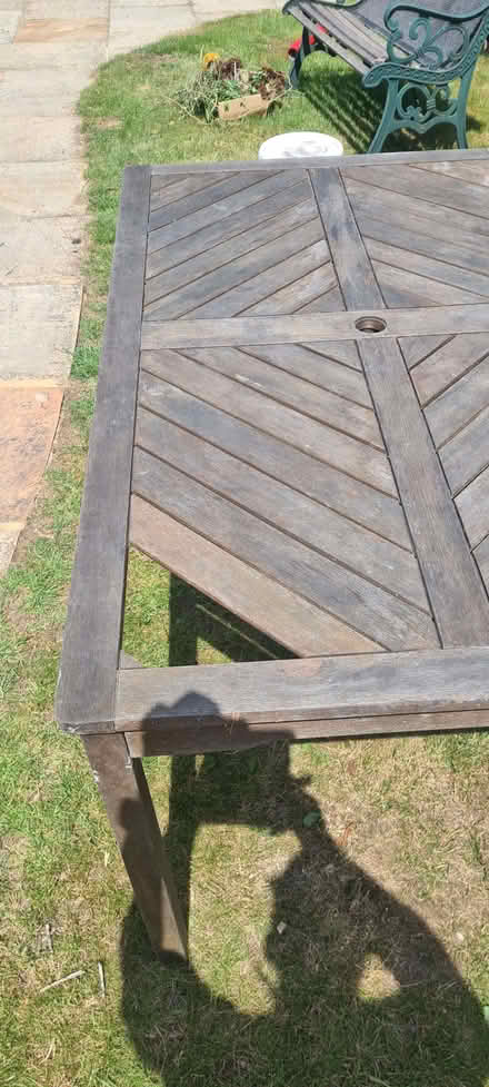 Photo of free 5ft x 3ft wooden outdoor tables (Binfield Heath RG9) #2