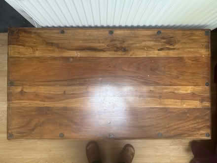 Photo of free Sturdy wooden coffee table (South Acton, W4) #3