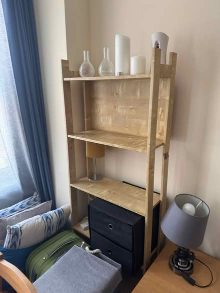 Photo of free Tall Wooden Shelves Unit (Acton) #2