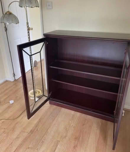Photo of free Red wood cabinet (south oxhey watford WD19) #2