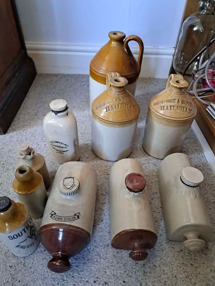 Photo of free Assorted stoneware bottles (Bolton le Sands LA5) #1