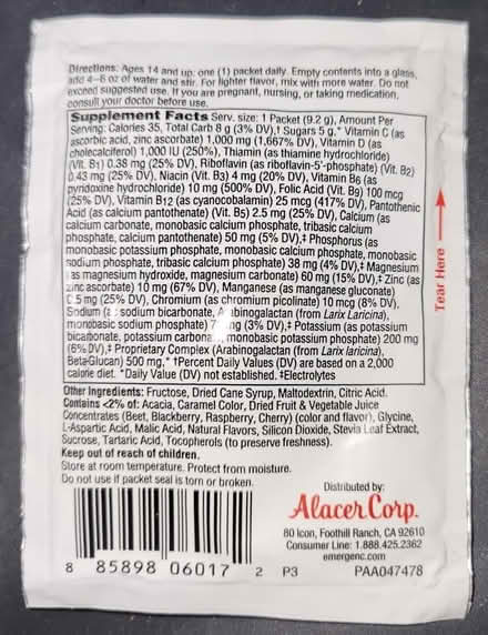 Photo of free Emergen-C Immune + System Support (Northridge) #2