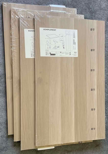 Photo of free IKEA four Shelves for W: 100 D: 60 PAX, damaged (Heswall CH60) #3
