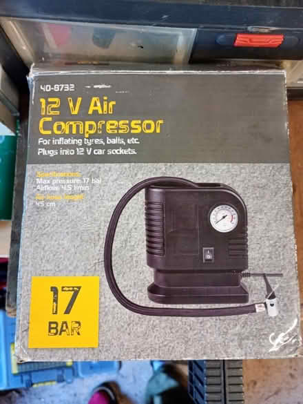 Photo of free Car tyre compressor (Barming ME16) #1