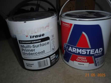 Photo of free Used white paint (almost full) (Broomhill, G11) #1