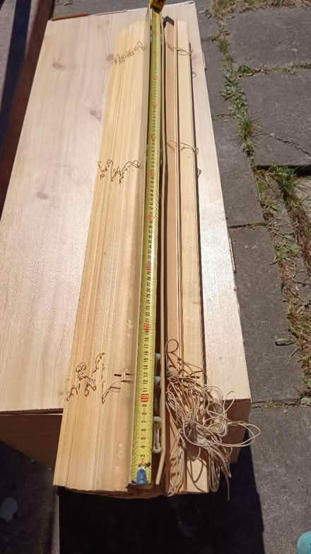 Photo of free Window blind timber 113cm (Crewe Toll eh4) #3