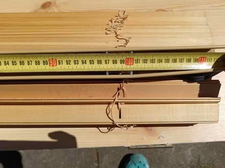 Photo of free Window blind timber 113cm (Crewe Toll eh4) #1