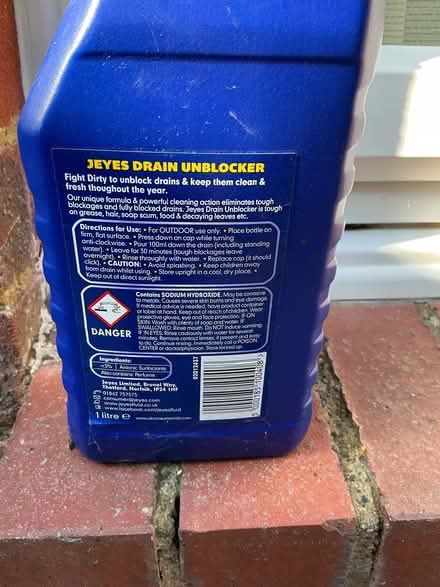 Photo of free Jeyes Drain Unblocker (Haydon wick SN25) #2