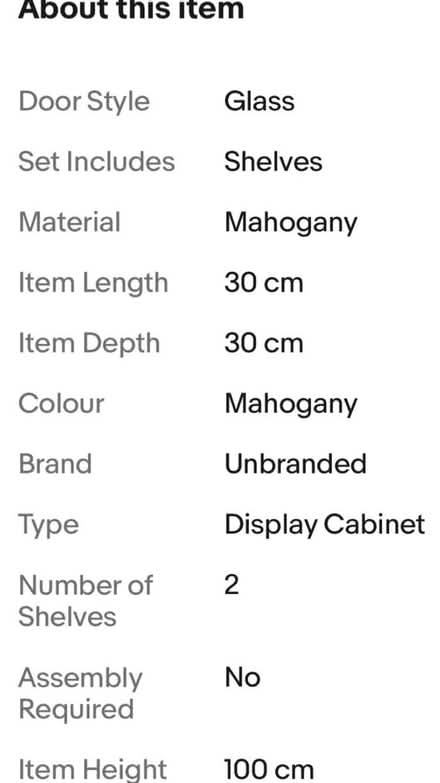 Photo of free Red wood cabinet (south oxhey watford WD19) #3