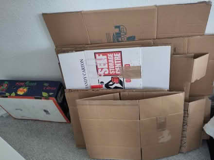 Photo of free Removal boxes and a fruit crate (Folkestone (Cheriton) CT19) #1