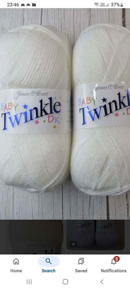 Photo of Glittery DK Wool (Lower Green TN2) #1