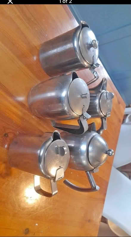 Photo of Metal tea set (Longlevens) #1