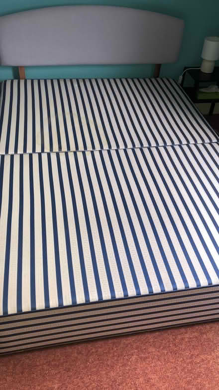 Photo of free Double divan bed base and headboard (Central Berkhamsted) #3