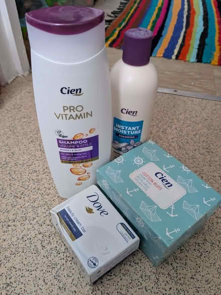 Photo of free Shampoos, soap and cotton buds (Cam GL11) #1